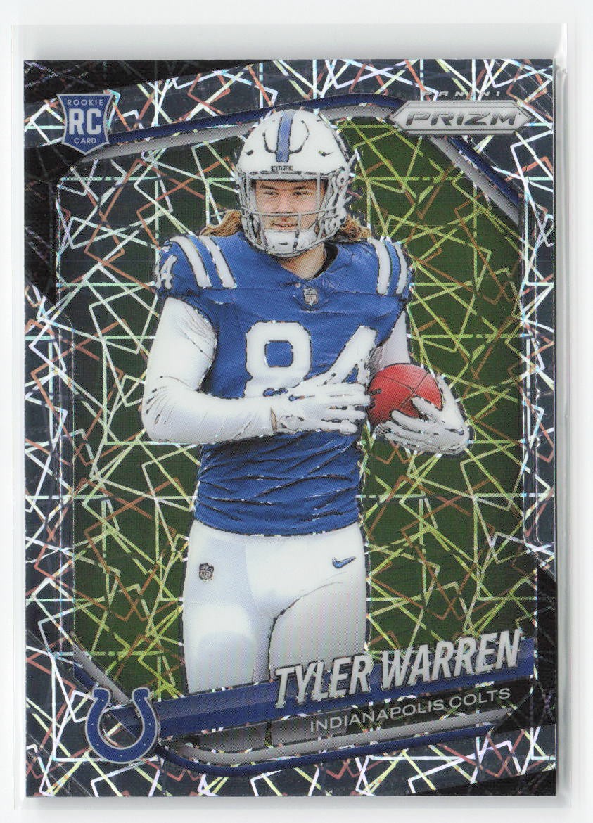 2025 Panini Prizm #339 Tyler Warren Lazer Prizm Rookie RC | eBay
