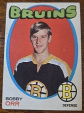 1971-72 Topps Bobby Orr EX Condition, Nicely Centered.  Free Shipping!