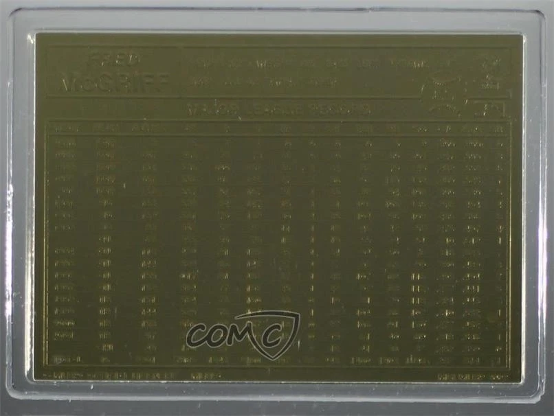 1995-2010 Danbury Mint 22K Gold Fred McGriff (Chicago Cubs) #69 HOF - Image 2 of 2