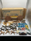 Vintage Playmobil Super Deluxe Cavalry Set W/ Figures & Accessories