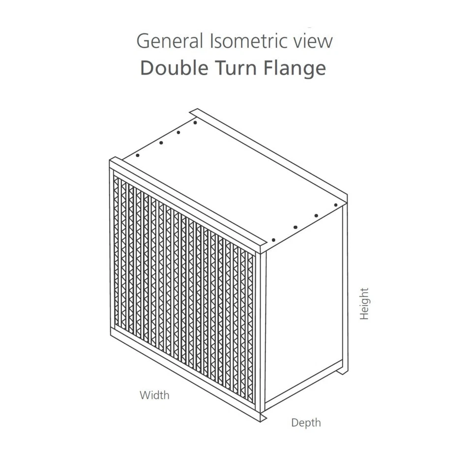 AccuraFil - FILTRO HEPA SC _ 24x24x12 Foto 2 de 4