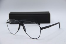 NEW ANDY WOLF KLEINMAN COL. F BLACK GUNMETAL AUTHENTIC FRAMES EYEGLASSES 56-15