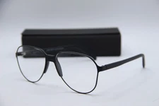 NEW ANDY WOLF KLEINMAN COL. F BLACK GUNMETAL AUTHENTIC FRAMES EYEGLASSES 56-15