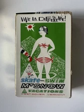 Vintage Vermont. Remembrance. PLAYING CARDS. REDI-SLIP FINISH. Bridge. Sealed.