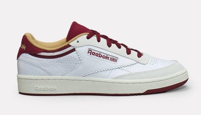 [100229839] MENS REEBOK CLUB C 85 'WHITE RETRO RED CHALK'