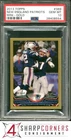 2013 TOPPS MINI GOLD #369 NEW ENGLAND PATRIOTS TOM BRADY #/58 POP 1 PSA 10