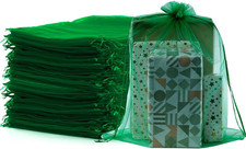 12PCS Big Organza Bags, 12x16in Big Mesh Bags Drawstring, Mesh Gift Bags Drawstr