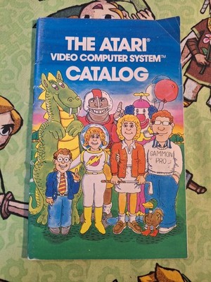 1980 Vintage Atari 2600 Video Computer System Catalog