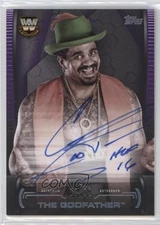 2021 Topps WWE Undisputed Superstar Roster Purple /99 The Godfather #A-TG Auto