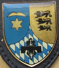 Brustanhänger Verbandsabzeichen Pionierbrigade 50 Bogen Brücke schwarz