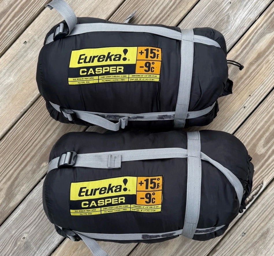 Eureka Mens Casper +15 Degree 3-Season, Right Zipper Sleeping Bag - 2 Available
Opens in a new windo