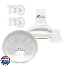 MompMuir 17mm 19mm 21mm Flange Inserts 6 PCS Compatible with Lansinoh/Medel