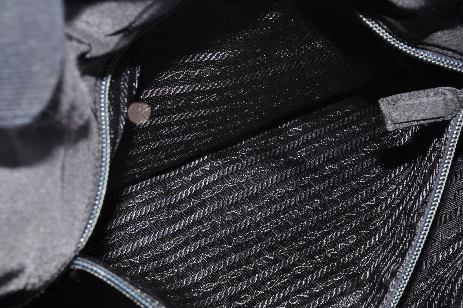 PRADA Triangular Logo Plate Hand Bag Shoulder Bag… - image 12