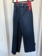 New SPANX shape Authentic 360, Wide Leg Jeans Size Medium Tall NWT