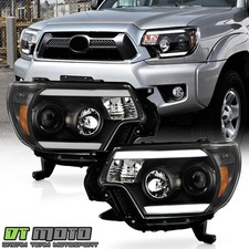 Faros proyectores tubo DRL LED ÓPTICO LED 2012-2015 negros 12-15