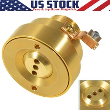 New Swimming Pool Spa Brass Deck Jet Fountain Nozzle 3 Hole with Grounding Lug