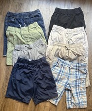 Lot of Boys Shorts - Sizes M/L 10/12 - 9 Pairs - Jeans, Cargo, Etc.