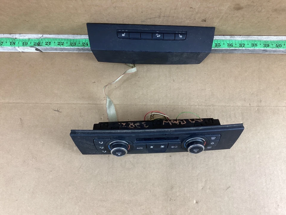 BMW 328xi 2007-2009 calefacción aire acondicionado control climático y panel de interruptor de asiento térmico OEM Foto 3 de 4