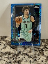 2025-26 Topps Chrome NBA - LaMelo Ball #39 Blue X-Fractor - Hornets *IN HAND*