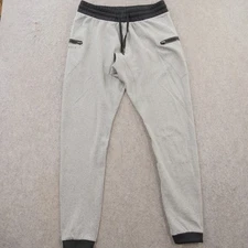 BYLT Jogger Pants Mens Extra Large Gray Premium Elastic Waist Active Gym Logo