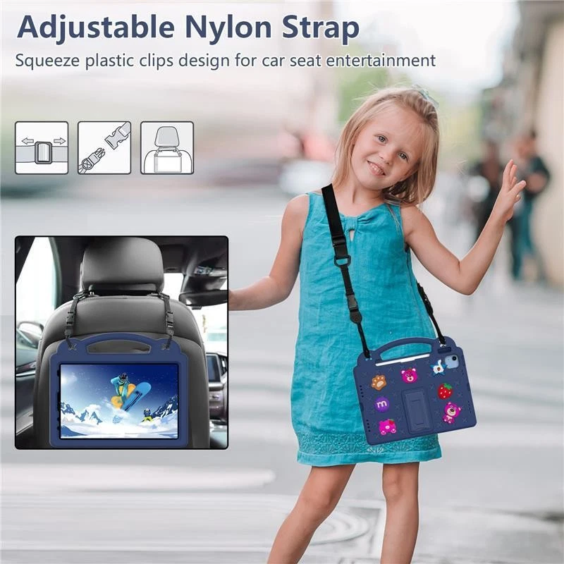 Kids Case for iPad 10th 10.9" Air 5th 4th iPad Pro 11" 3rd 2nd 1st Stand Cover - Image 4 of 4