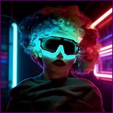 AUGPET LED Light Up Glasses, Glow in the Dark Glasses, Funny Sunglasses Birthday