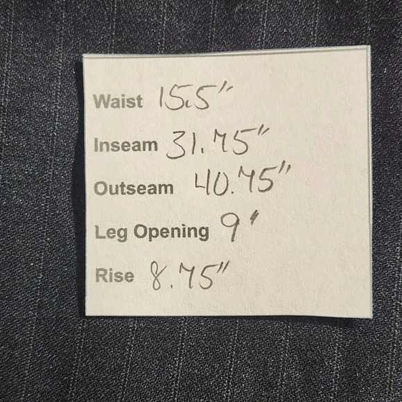 Pantalones de vestir Calvin Klein gris carbón a rayas talla 6 calce moderno gris Foto 2 de 4