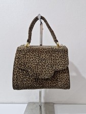 Borsa Russell and Bromley stampa leopardata capelli di cavallo pelle manico superiore