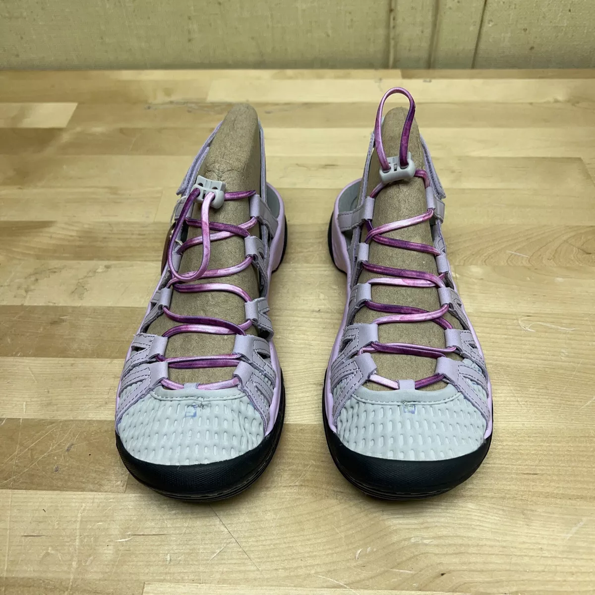 Jambu Water Diva Encore Shoes Womens Size 6 1 2 Light Grey Lilac