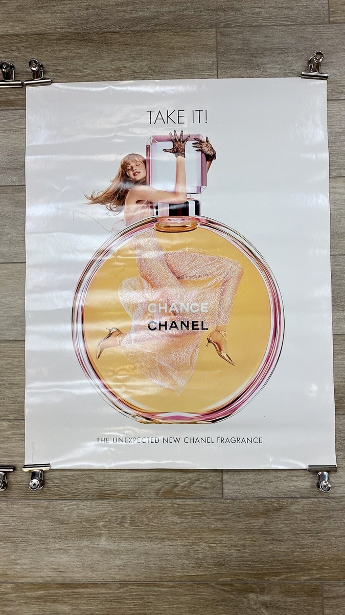 5 Designer Chanel Wall Posters Chance and No 5 Perfume 2002, 2004