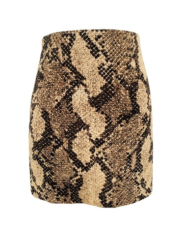 H & M Snakeskin Print Short skirt , Size 4, Retails $35, EUC - Picture 2 of 9