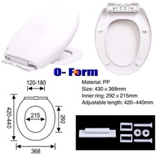 Amazon Basics D-foermig WC-Sitz online kaufen | eBay