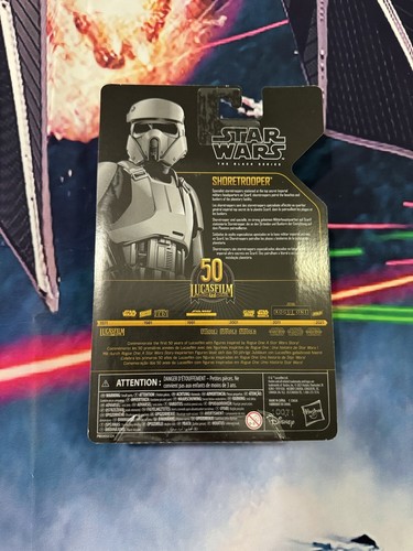 Hasbro STAR WARS BLACK SERIES SHORETROOPER LUCASFILM 50TH ANNIVERSARY - Picture 2 of 2