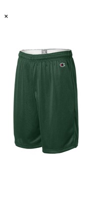Champion Mens NEW Size S-3XL Athletic Poly Mesh Gym Basketball Shorts 9/" Inseam
