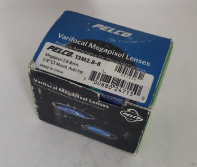Pelco 13M2.8-8 Varifocal Megapixel Lenses MP 2.8-8mm 1/3'' CS Mount Auto Iris