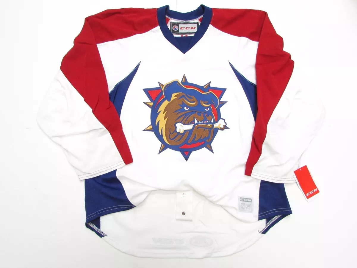 HAMILTON BULLDOGS AUTHENTIC AHL PRO PRACTICE CCM EDGE HOCKEY JERSEY SIZE 56