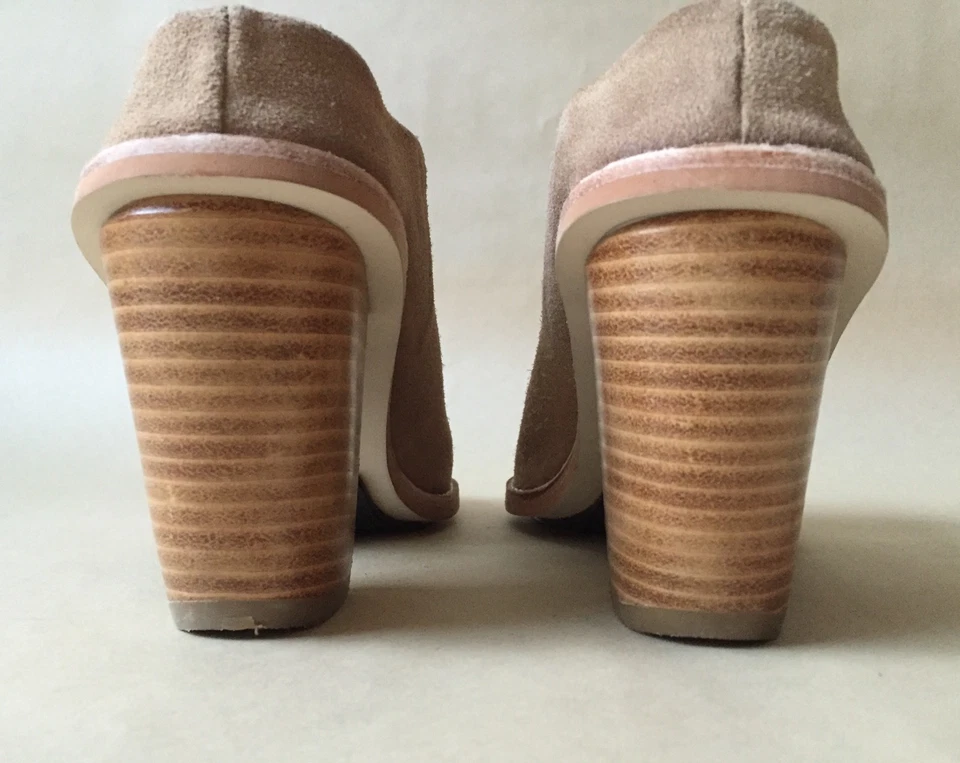 $200 Anthropologie Sol Sana Liza Mules светло-коричневый размер 37 - Изображение 3 из 4