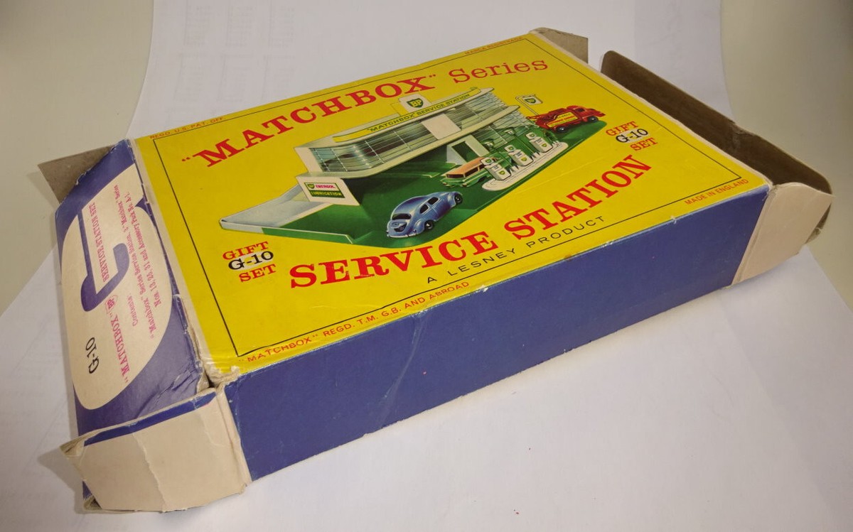 Matchbox G-10 Service Station Set 1963 green/white 