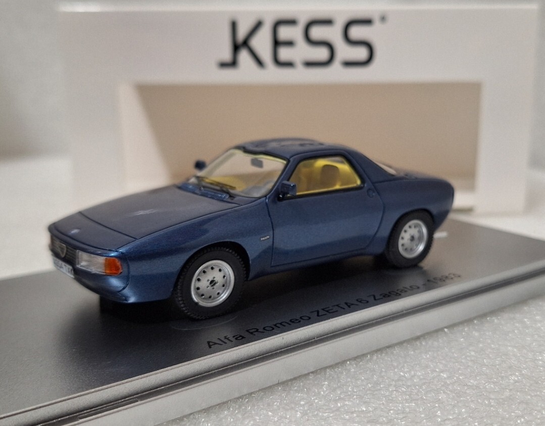 WOW Alfa Romeo ZETA 6 Zagato 1983 Blue Met 1:43 Kess WOW Alfa Romeo ZETA 6 Zagato 1983 Blue Met 1:43 Kess