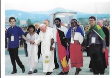 QSL Radio Vaticana Roma Italia Papa Giovanni Paolo II Cachet Sezione Scandinava DX