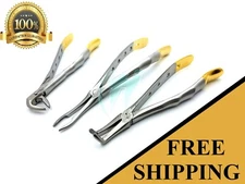 Set of 3 Root Tip Extracting Extraction Forceps Dental Instruments Premium Grade
