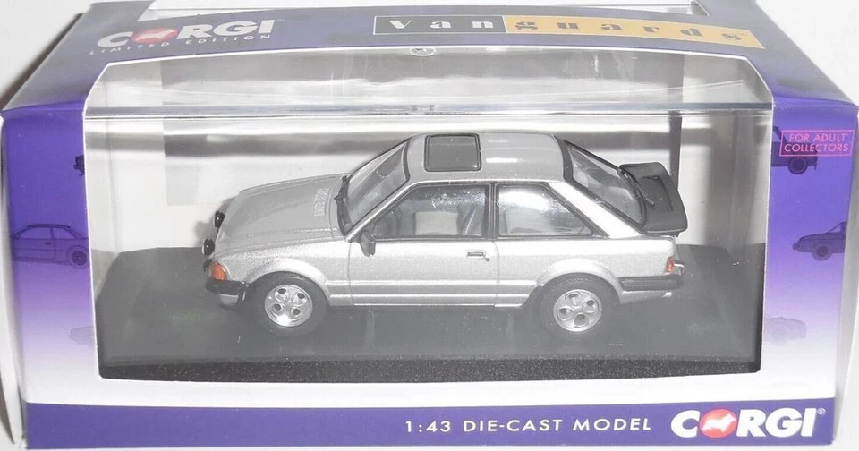 Ford Escort Mk III Xr3i 1982 Strato Silver Vanguards Va11017 1:43 Rhd Corgi Mk3 - Image 4 of 4