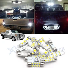 White LED Interior + License Plate Light Package Kit for Toyota Tundra 2000-2006