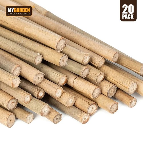 20 x Bamboo Canes Garden 90cm Strong Thick Plant 3FT Stick Support Flower - Picture 5 of 8