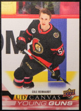 2022-23 22/23 Upper Deck Young Guns Canvas C217 Cole Reinhardt Ottawa Senators