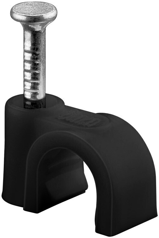 Thumbnail - Kabelschelle 6 Mm, Schwarz; Befestigung Für Kabel Mit Durchmesser Bis