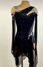 ice figure skating competition dress Gymnastics costume dance Dress dyeing