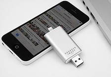 Sharper Image Lightning Flash Drive for Smartphones and Tablets - 16G