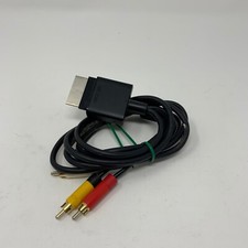 Genuine Original Microsoft Xbox 360 Composite Audio Video A/V Cable X821376-002