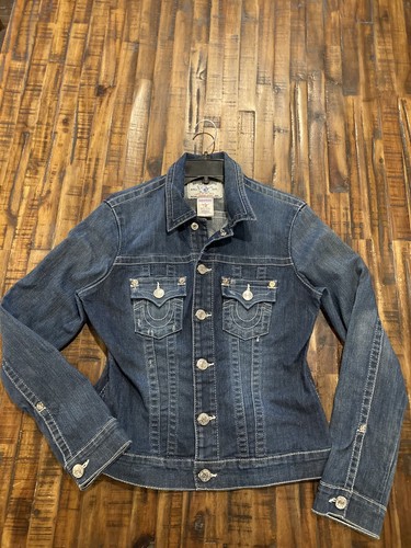 True Religion Trucker Jacket Dark Blue 